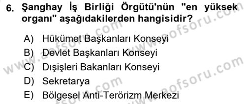 Ekonominin Güncel Sorunları Dersi 2025 - 2026 Yılı (Vize) Ara Sınav Soruları 6. Soru