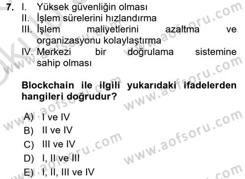 Ekonominin Güncel Sorunları Dersi 2025 - 2026 Yılı Yaz Okulu Sınav Soruları 7. Soru