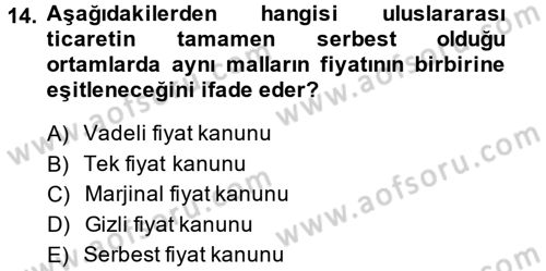 İktisadi Büyüme Dersi 2014 - 2015 Yılı (Final) Dönem Sonu Sınav Soruları 14. Soru