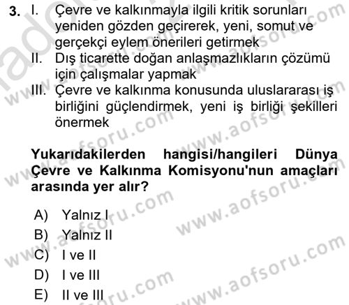 İktisadi Büyüme Dersi 2021 - 2022 Yılı Yaz Okulu Sınav Soruları 3. Soru