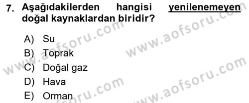 İktisadi Büyüme Dersi 2024 - 2025 Yılı (Vize) Ara Sınav Soruları 7. Soru