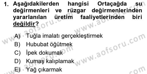 İktisat Tarihi Dersi 2015 - 2016 Yılı Tek Ders Sınav Soruları 1. Soru