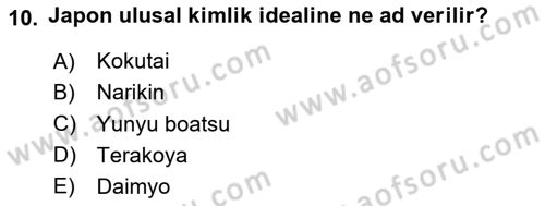 İktisat Tarihi Dersi 2024 - 2025 Yılı (Final) Dönem Sonu Sınav Soruları 10. Soru
