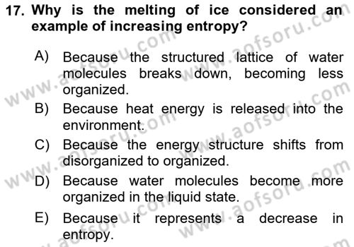 Economics Of Natural Resources And Environment Dersi 2024 - 2025 Yılı Yaz Okulu Sınav Soruları 17. Soru