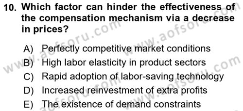 Economics Of Science Technology And İnnovation Dersi 2025 - 2026 Yılı (Final) Dönem Sonu Sınav Soruları 10. Soru