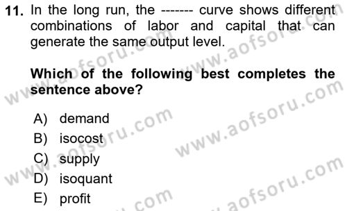 Economics Of Science Technology And İnnovation Dersi 2025 - 2026 Yılı (Final) Dönem Sonu Sınav Soruları 11. Soru
