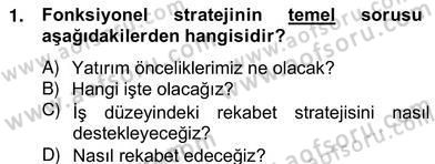 Örgütlerde İnsan Kaynakları Yönetimi Dersi 2012 - 2013 Yılı (Vize) Ara Sınav Soruları 1. Soru