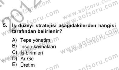 Örgütlerde İnsan Kaynakları Yönetimi Dersi 2012 - 2013 Yılı (Vize) Ara Sınav Soruları 7. Soru