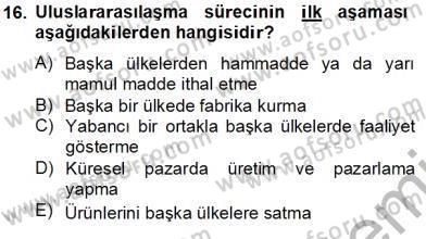 Örgütlerde İnsan Kaynakları Yönetimi Dersi 2012 - 2013 Yılı (Final) Dönem Sonu Sınav Soruları 16. Soru