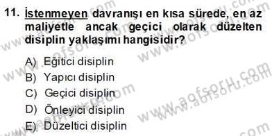 Örgütlerde İnsan Kaynakları Yönetimi Dersi 2013 - 2014 Yılı (Final) Dönem Sonu Sınav Soruları 11. Soru
