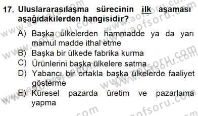Örgütlerde İnsan Kaynakları Yönetimi Dersi 2014 - 2015 Yılı (Final) Dönem Sonu Sınav Soruları 17. Soru
