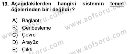 Örgütlerde İnsan Kaynakları Yönetimi Dersi 2015 - 2016 Yılı (Final) Dönem Sonu Sınav Soruları 19. Soru