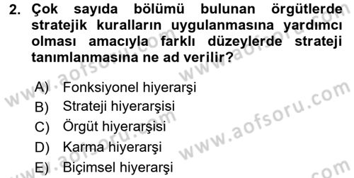 Örgütlerde İnsan Kaynakları Yönetimi Dersi 2016 - 2017 Yılı (Vize) Ara Sınav Soruları 2. Soru