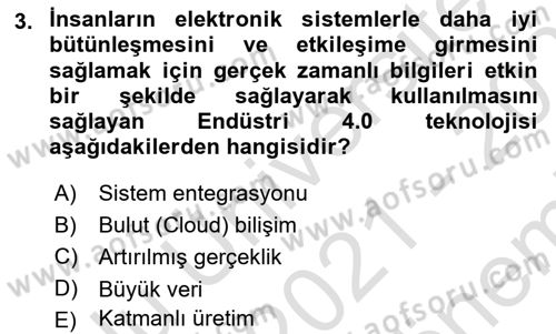 İnsan Kaynaklarında Güncel Yaklaşımlar Dersi 2021 - 2022 Yılı (Final) Dönem Sonu Sınav Soruları 3. Soru