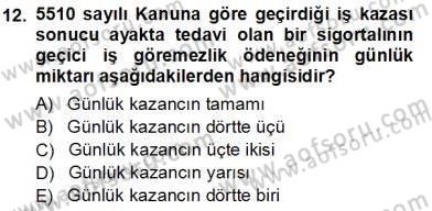 Belge Yönetimi ve Ofis Uygulamaları Dersi 2012 - 2013 Yılı (Vize) Ara Sınav Soruları 12. Soru
