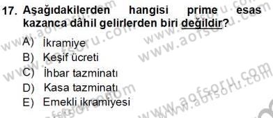Belge Yönetimi ve Ofis Uygulamaları Dersi 2012 - 2013 Yılı (Vize) Ara Sınav Soruları 17. Soru