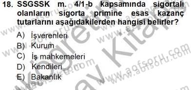 Belge Yönetimi ve Ofis Uygulamaları Dersi 2012 - 2013 Yılı (Vize) Ara Sınav Soruları 18. Soru