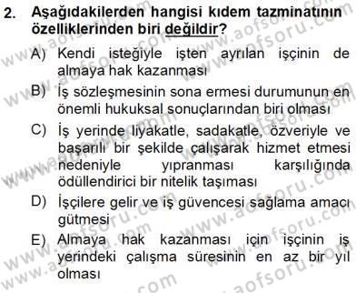 Belge Yönetimi ve Ofis Uygulamaları Dersi 2012 - 2013 Yılı (Vize) Ara Sınav Soruları 2. Soru