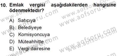 Belge Yönetimi ve Ofis Uygulamaları Dersi 2013 - 2014 Yılı (Vize) Ara Sınav Soruları 10. Soru