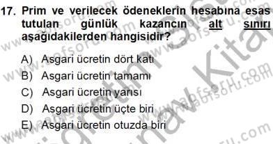 Belge Yönetimi ve Ofis Uygulamaları Dersi 2013 - 2014 Yılı (Vize) Ara Sınav Soruları 17. Soru