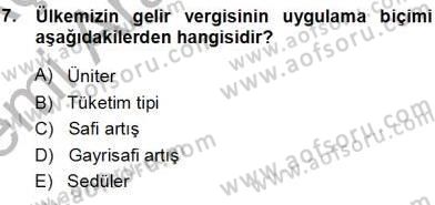 Belge Yönetimi ve Ofis Uygulamaları Dersi 2013 - 2014 Yılı (Vize) Ara Sınav Soruları 7. Soru