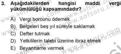 Belge Yönetimi ve Ofis Uygulamaları Dersi 2013 - 2014 Yılı Tek Ders Sınavı 3. Soru