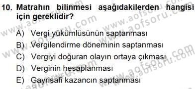 Belge Yönetimi ve Ofis Uygulamaları Dersi 2014 - 2015 Yılı (Vize) Ara Sınav Soruları 10. Soru
