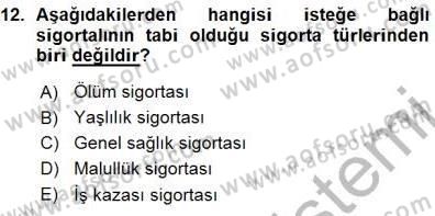 Belge Yönetimi ve Ofis Uygulamaları Dersi 2015 - 2016 Yılı (Vize) Ara Sınav Soruları 12. Soru