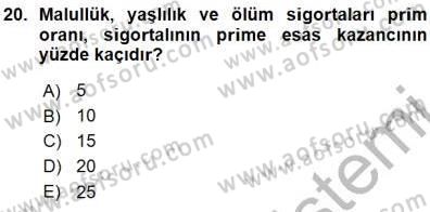 Belge Yönetimi ve Ofis Uygulamaları Dersi 2015 - 2016 Yılı (Vize) Ara Sınav Soruları 20. Soru