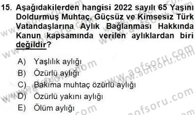 Belge Yönetimi ve Ofis Uygulamaları Dersi 2016 - 2017 Yılı (Vize) Ara Sınav Soruları 15. Soru