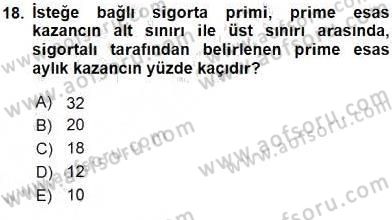 Belge Yönetimi ve Ofis Uygulamaları Dersi 2016 - 2017 Yılı (Vize) Ara Sınav Soruları 18. Soru