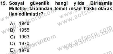 Belge Yönetimi ve Ofis Uygulamaları Dersi 2016 - 2017 Yılı (Vize) Ara Sınavı 19. Soru