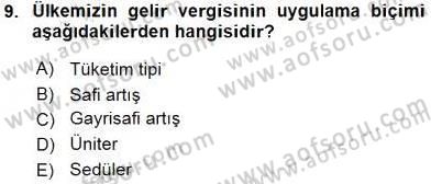 Belge Yönetimi ve Ofis Uygulamaları Dersi 2016 - 2017 Yılı (Vize) Ara Sınav Soruları 9. Soru