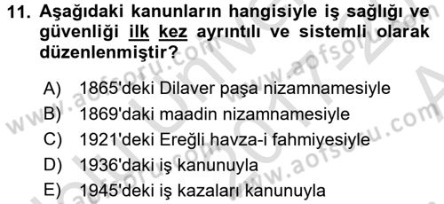 Belge Yönetimi ve Ofis Uygulamaları Dersi 2017 - 2018 Yılı (Vize) Ara Sınav Soruları 11. Soru