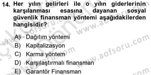 Belge Yönetimi ve Ofis Uygulamaları Dersi 2017 - 2018 Yılı (Vize) Ara Sınav Soruları 14. Soru