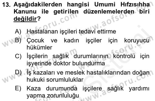 Belge Yönetimi ve Ofis Uygulamaları Dersi 2018 - 2019 Yılı (Vize) Ara Sınavı 13. Soru