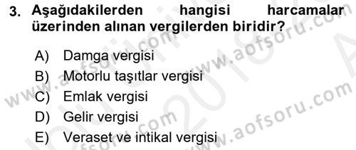 Belge Yönetimi ve Ofis Uygulamaları Dersi 2018 - 2019 Yılı (Vize) Ara Sınav Soruları 3. Soru