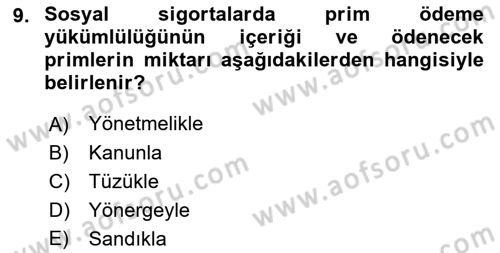 Belge Yönetimi ve Ofis Uygulamaları Dersi 2018 - 2019 Yılı (Vize) Ara Sınav Soruları 9. Soru