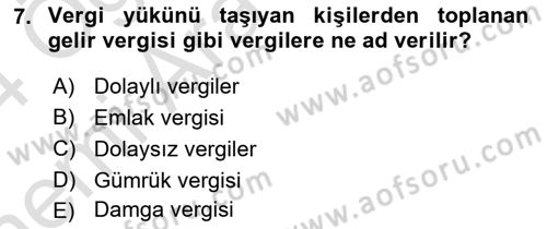 Belge Yönetimi ve Ofis Uygulamaları Dersi 2023 - 2024 Yılı (Vize) Ara Sınav Soruları 7. Soru