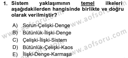 Görüşme Teknikleri Dersi 2015 - 2016 Yılı (Final) Dönem Sonu Sınavı 1. Soru