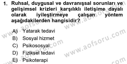 Görüşme Teknikleri Dersi 2015 - 2016 Yılı Tek Ders Sınav Soruları 1. Soru