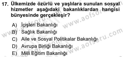 Görüşme Teknikleri Dersi 2015 - 2016 Yılı Tek Ders Sınav Soruları 17. Soru