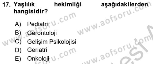 Görüşme Teknikleri Dersi 2018 - 2019 Yılı Yaz Okulu Sınavı 17. Soru