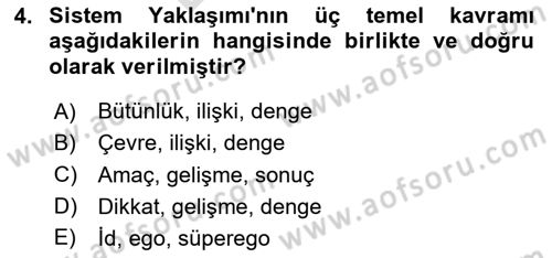 Görüşme Teknikleri Dersi 2025 - 2026 Yılı (Final) Dönem Sonu Sınav Soruları 4. Soru