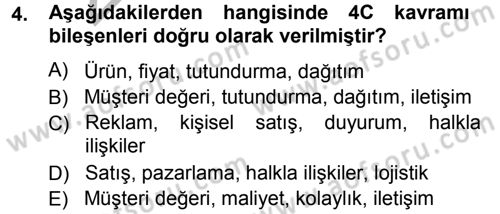 E-İş Süreçleri Dersi 2012 - 2013 Yılı (Vize) Ara Sınav Soruları 4. Soru