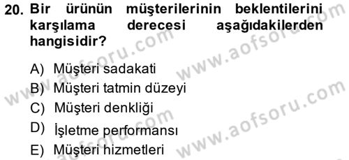 E-İş Süreçleri Dersi 2014 - 2015 Yılı (Vize) Ara Sınav Soruları 20. Soru