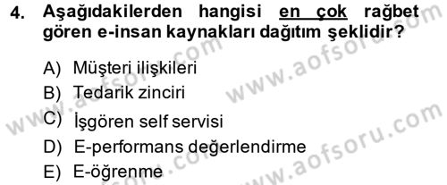 E-İş Süreçleri Dersi 2014 - 2015 Yılı (Vize) Ara Sınav Soruları 4. Soru