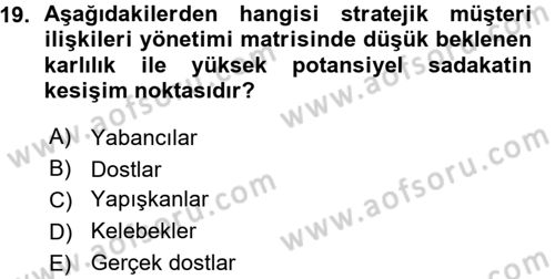 E-İş Süreçleri Dersi 2015 - 2016 Yılı (Vize) Ara Sınav Soruları 19. Soru