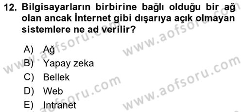 İşletmelerde Eğitim ve Geliştirme Dersi 2022 - 2023 Yılı (Final) Dönem Sonu Sınav Soruları 12. Soru