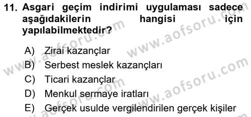 Ücret ve Ödül Yönetimi Dersi 2021 - 2022 Yılı (Final) Dönem Sonu Sınav Soruları 11. Soru